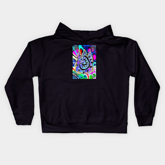 symbol abstract 23 Kids Hoodie by LowEndGraphics